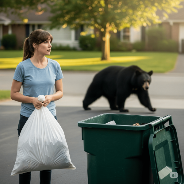 Recycling Meditation, & My Backyard Bear